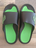 回力运动拖鞋男浴室内户外不易滑厚底凉拖鞋HL39391黑绿色45-46码 实拍图
