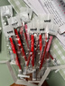 uni三菱 中性笔替芯 UMR-10 （适用UM-153） 1.0mm 红色 12支装 实拍图