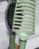 蓬松高颅顶气垫梳卷发神器长柄美发梳造型梳蓬松男女士按摩梳家用 绿色三件套 1件 实拍图