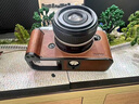 VUEFOTO适用于Nikon ZF真皮保护套尼康ZF手柄保护套相机包皮套底座壳纯手工缝制头层牛皮背带斜挎肩带配件 ZF咖啡色手柄真皮保护套 实拍图
