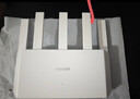Tenda腾达路由器【千兆WiFi6+穿墙王】无线AX3000信号增强家用放大器Mesh限时补贴金榜一名云霄白立式 实拍图