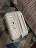 贝初众行李箱14寸小型春秋航空登机箱20x30x40女款高颜值密码拉杆旅行箱 珍珠白-14寸「时尚轻便 可上飞机」品质升级 特价航空免托运箱「适合1~3天短途出行」 实拍图