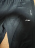 李宁裤子秋冬男运动休闲裤宽松训练长裤束脚跑步健身针织卫裤黑色4X 实拍图