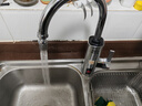 奥克斯（AUX）电热水龙头热水器加热水龙头快速热水变频恒温厨房下进水 【大屏数显】电镀银+漏保插头+万向喷头 实拍图