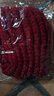 百搭韩版针织毛线红色围巾女2024圣诞冬季高级感新年礼物情侣围脖 针织围巾-酒红色-1个装-保暖 1 实拍图