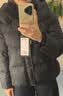 高梵黑金鹅绒服抱抱5.0四格短款女士时尚运动休闲羽绒服 黑色 M 实拍图