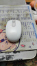 罗技（Logitech）M196 无线蓝牙鼠标 办公鼠标 笔记本商务办公家用 小巧便携 对称手型 珍珠白 实拍图