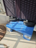 实承平板塑料托盘4030防潮板仓库垫板叉车板栈板卡板货架冷库地堆托板40*30*12蓝色 实拍图