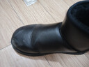 回力官方雪地靴男靴棉鞋男鞋冬季保暖高帮加绒加厚面包鞋子男 黑色 44 实拍图