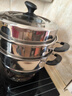 科固（KEGOO）三层蒸锅蒸笼加厚不锈钢30cm 燃气灶电磁炉蒸煮通用煲汤锅 KG104 实拍图