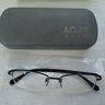 奥杰近视眼镜男有度数超轻半框近视镜可配100 150 200 250 300 350度 镜片折射率1.67（超薄） 双眼近视-275度 (含镜盒镜布) 实拍图