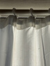 铭聚布艺幻影纱帘 透光不透人客厅阳台挂钩白色窗纱2.5米宽*2.4米高1片 实拍图