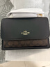 蔻驰（COACH）【品牌直供】女包风琴单肩斜挎链条包礼物女生日送女友礼物 【中号】胡桃木拼色CV978 IMXAQ 实拍图