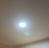 欧普照明（OPPLE）筒灯led嵌入式孔灯吊顶灯超薄客厅亮银全铝7瓦调色开孔8.5-10.5cm 实拍图