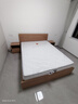 全友家居 北欧原木风板式床次卧室家用1.5米×2米现代简约双人床家具 实拍图