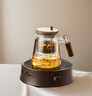 天喜飘逸杯泡茶壶一键茶水分离杯家用2024新款耐热玻璃内胆泡茶杯茶具 【透明】木璃飘逸壶650ml 实拍图