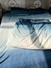 海澜之家（HLA）牛奶绒四件套防静电高端双面亲肤珊瑚绒床单被套简约风床品套件 渐变风蔚蓝 四件套 2.3*2.5m 床单款 被套2.2*2.4m 实拍图