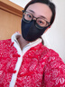 佳睦保暖口罩防风防寒女高颜值秋冬骑行滑雪3d立体透气不起雾可水洗黑 实拍图