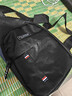胸包男士尼龙布胸包大容量多功能运动户外休闲单肩背包斜挎包 黑色 实拍图