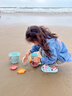 皇儿儿童沙滩玩具宝宝海边玩沙挖沙铲子水桶沙漏挖土工具套装沙池推车 30件【麦秆料加厚】手拉车+沙漏 实拍图