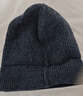恒源祥毛线帽男士羊毛秋冬季帽子男防风护耳保暖防寒帽针织帽骑行黑色 实拍图