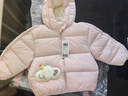 巴拉巴拉童装儿童羽绒服宝宝男女童2025冬装新款婴儿外套保暖上衣泡芙羽绒 粉色小苹果60356-白鸭绒 100 （充绒量81g 适合2-3岁） 实拍图