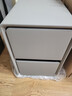 米客米家极窄床头柜小型简约现代卧室夹缝实木窄柜迷你床边置物架简易柜子 浅灰色【升级加厚实木】 30x40x47cm 整装发货  送货入户 实拍图