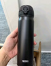 膳魔师（THERMOS）保温杯500ml男女士儿童水杯子圣诞元旦新年礼物JNL-502黑色 实拍图