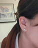 唯一（Winy）纯银耳钉生日圣诞新年礼物女士耳环饰轻奢小众高级感送女朋友老婆 实拍图