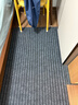 柏能条纹入户地垫门口地毯入户门脚垫进户门口地垫可裁剪灰色80x120cm 实拍图