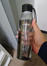 乐扣乐扣（LOCK&LOCK）夏季运动水杯简约塑料杯户外便携水壶男女学生杯子灰色750ML 实拍图