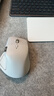 罗技（Logitech）大师系列 MX Master 4 高性能无线蓝牙鼠标  办公鼠标 静音鼠标  升级款 浅灰 带无线接收器 实拍图