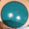 阿萨斯空灵鼓15音14寸成人初学者升级碳钢钢舌鼓手碟鼓礼物莲花斑点绿 实拍图