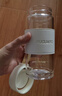 富光清然玻璃杯 高硼硅玻璃水杯子 女生便携牛奶咖啡刻度茶杯330ml 实拍图