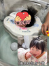 iuu婴儿游泳桶免安装 儿童洗澡桶 可折叠泡澡桶家用新生儿游泳池浴桶 【免安装-透明】超大号+游泳圈 母婴级面料，耐磨稳固防变形 实拍图