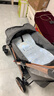奔昂 婴儿推车可坐可躺轻便避震宝宝折叠婴儿车双向BB童车手推车 升级深灰+一键单手收+可坐躺+可双向推行+四轮高配 实拍图