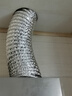 仕净抽油烟机排烟管燃气热水器烟管管道铝箔排风伸缩管150/160/170/180/200 【加密加厚】直径160mm 1.5米（送卡箍+ 2米锡纸胶带） 实拍图