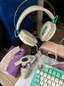 华硕天选游戏耳机TX301 头戴式有线耳机 多功能线控 炫酷灯效 双悬头梁  易拆卸耳罩 虚拟7.1环绕声 电竞游戏耳机+猫耳朵套装 实拍图