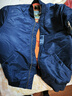 马登工装美式复古MA1飞行员棉服夹克男秋冬加厚棉袄棒球服上衣外套 宝蓝色 【男士棉服冬季/棉衣男/尼龙外套冬季保暖】 L 实拍图
