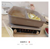 美的（Midea）电火锅鸳鸯锅火锅专用锅多功能锅料理烤肉锅分体式多功能一体电锅0氟钛陶电煮锅HGS352866S 实拍图