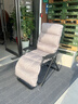 舒康优躺椅午休折叠最新款懒人椅办公室靠背阳台休闲可躺老年人专用椅子 【曜夜黑】+绷带+豪华垫灰 实拍图