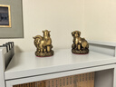 皇轩文化 纯黄铜十二生肖摆件全套铜狗鼠牛虎兔龙蛇马羊猴鸡猪 全铜客厅家居装饰工艺品摆件 戌狗 实拍图
