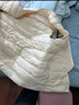 雪中飞经典新款基础舒适轻薄羽绒便捷短款保暖羽绒小马甲轻盈便携舒适 黎蔓卡其|7202-女 S 160/84A 实拍图