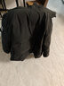 鸭鸭孙颖莎同款时空道宇羽绒服男短款2025冬季新款男女款面包服外套HY 星空黑色 XL 180/96A(XL) 实拍图
