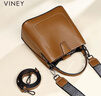 viney包包女包牛皮水桶包轻奢斜挎单肩手提包生日新年礼物送女生女友 实拍图