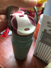 炊大皇316L不锈钢保温杯户外运动学生儿童水杯车载拎手650ml（丛林绿） 实拍图