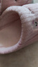儿童棉拖鞋女童冬季2025新款男童防滑家用居家宝宝毛毛室内拖鞋 粉色 34/35码(适合脚长20cm) 实拍图