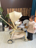 英氏YeeHoO风行遛娃神器高景观婴儿推车0-3岁可坐可躺可折叠轻便溜娃 风行云舒简咖【经典款】 实拍图
