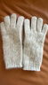 玖慕（JIUMU）纯羊绒保暖手套女冬季加厚绞花高档针织毛线手套户外防寒手套 实拍图