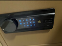 虎牌保险柜家用办公小型电子密码免钥匙保管柜全钢防盗床头保险箱可入墙入柜 博瑞系列 35cm 咖啡金 实拍图